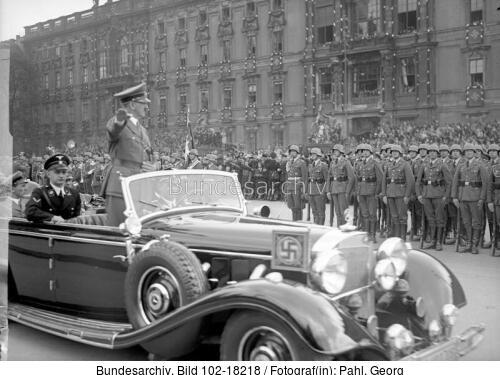 Berlin, Geburtstag Adolf Hitler, Parade