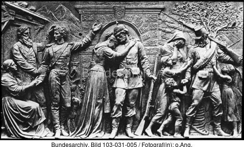 Niederwalddenkmal, Relief