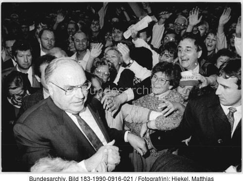 Dresden, CDU-Wahlveranstaltung, Helmut Kohl