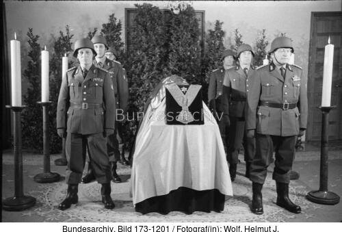 Trauerfeier für Konrad Adenauer, BGS-Ehrenwache