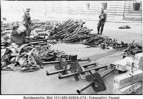 Budapest, beschlagnahmte Waffen
