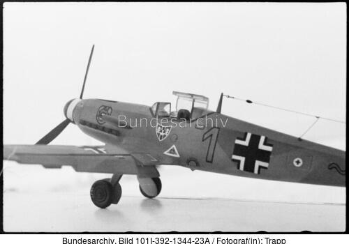 Russland, Modell Flugzeug Me 109