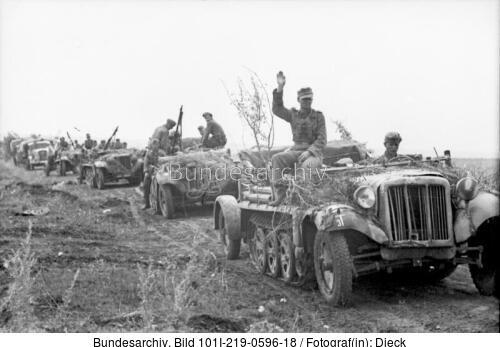 Russland-Mitte/Süd, Fahrzeugkolonne