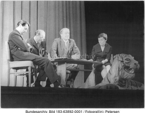 Hamburg, Tucholsky-Abend, Drinda, Busch, Kleinschmidt, May