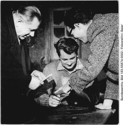 Babelsberg, Regiebesprechung, Henker Drinda, Vogel