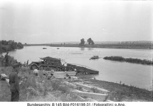 Rumänien, Brückenbau am Pruth