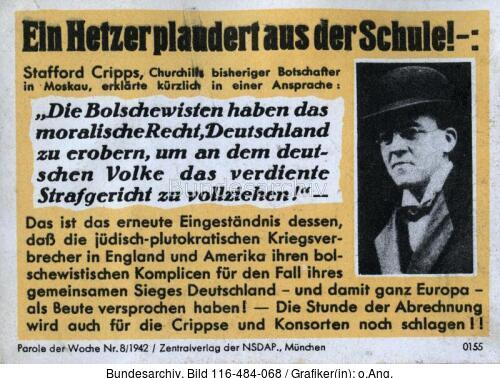 Parole der Woche, antibritische Propaganda