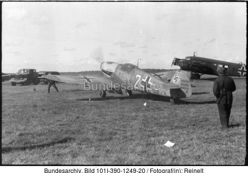 Russland, JG 54, Flugzeug Me 109