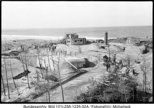 Frankreich, Atlantikwall, Bunkerbau