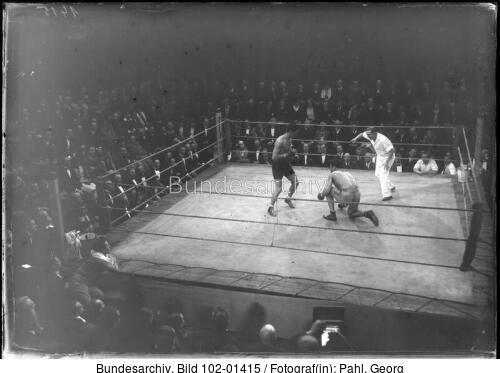 Berlin, Max Schmeling, Filmaufnahmen