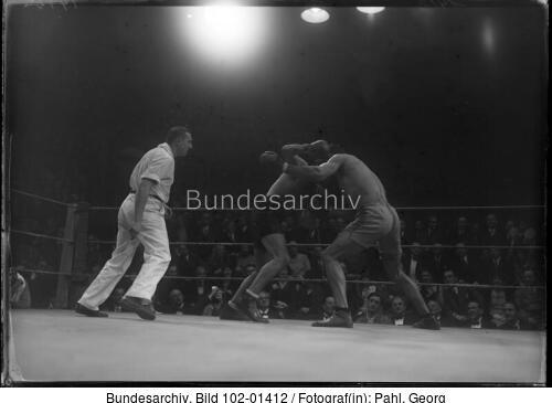 Berlin, Max Schmeling, Filmaufnahmen
