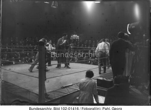 Berlin, Max Schmeling, Filmaufnahmen
