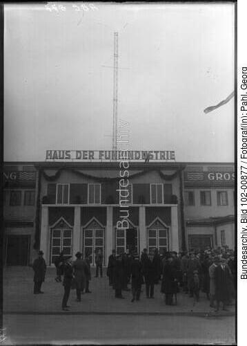 Berlin, Funkausstellung, Eröffnung