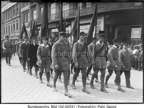 Berlin, Aufmarsch des Reichsbanners