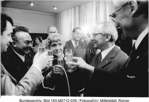 Berlin, Eröffnung Otto-Nagel-Haus, Honecker