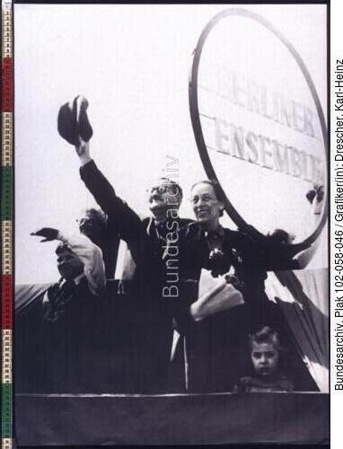 Berlin, Maidemo, Brecht, Weigel