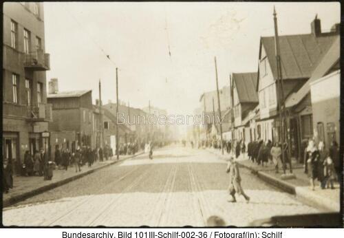 Polen, Ghetto Litzmannstadt, Straßenszene
