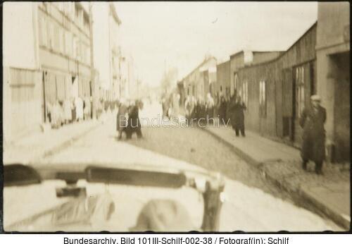 Polen, Ghetto Litzmannstadt, Straßenszene