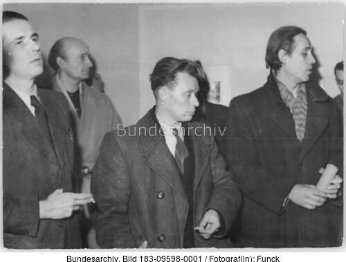 Berlin, Akademie der Künste, Ausstellungseröffnung, Fritz Cremer