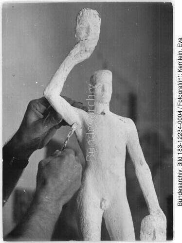 Plastik-Entwurf von Fritz Cremer
