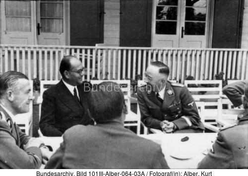Subhas Chandra Bose bei Heinrich Himmler
