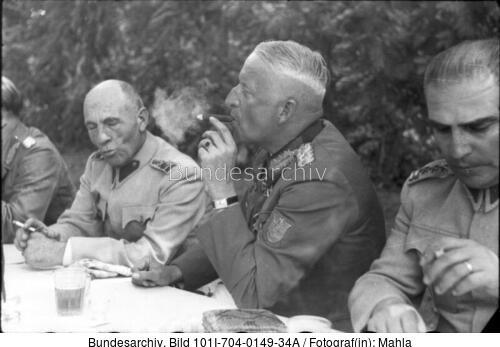Russland-Süd, v. Manstein mit türkischen Offizieren