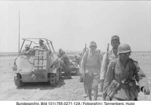 Nordafrika, Rommel im Befehlsfahrzeug "Greif"