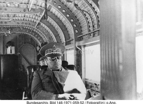 Hugo Sperrle im Flugzeug