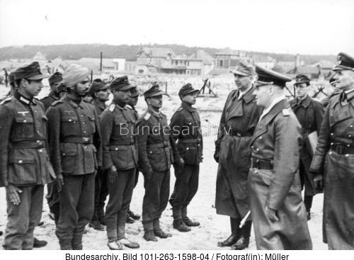 Frankreich, Rommel, Legion "Freies Indien"