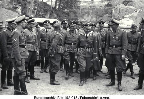 KZ Mauthausen, Besuch Heinrich Himmler