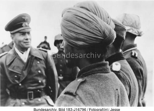 Rommel, Soldaten der Legion Freies Indien