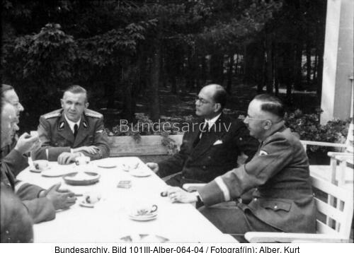 Subhas Chandra Bose bei Heinrich Himmler