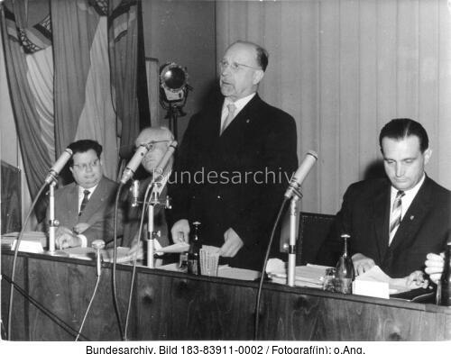 Berlin, Pressekonferenz Ulbricht
