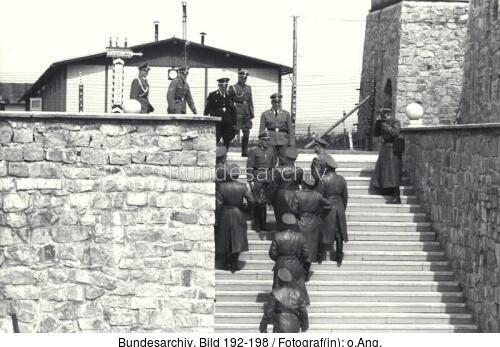 KZ Mauthausen, Begrüßung Himmlers durch Ziereis