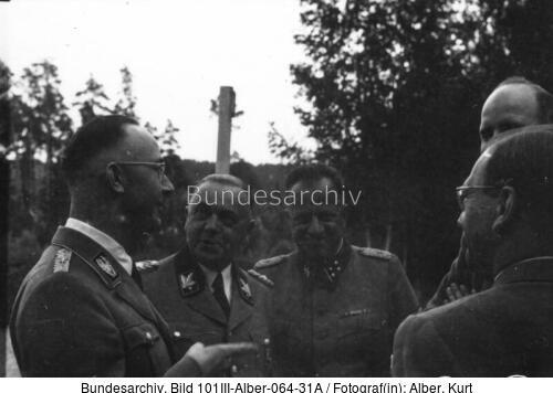 Subhas Chandra Bose bei Heinrich Himmler