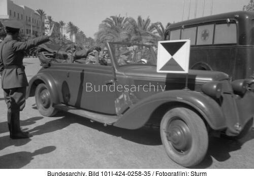Tripolis, Ankunft DAK, Rommel