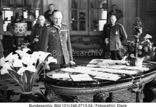 Frankreich, Dienstjubiläum Erwin v. Witzleben
