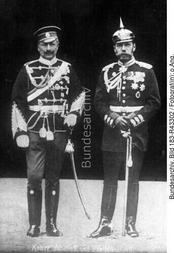 Kaiser Wilhelm II., Zar Nikolaus II.