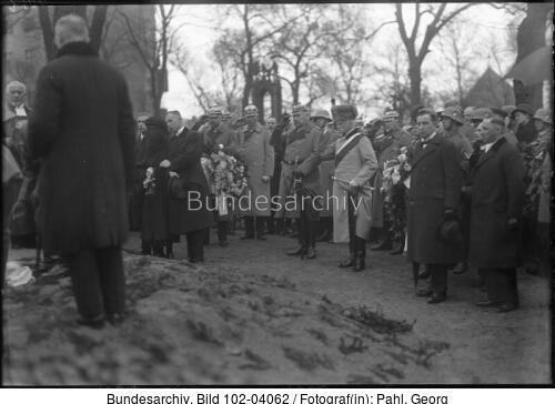 Berlin, Beisetzung Ernst v. Wrisberg