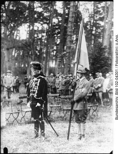 Stettin, Fahnenweihe, August v. Mackensen