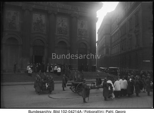 Berlin, Beerdigung Oskar v. Hutier