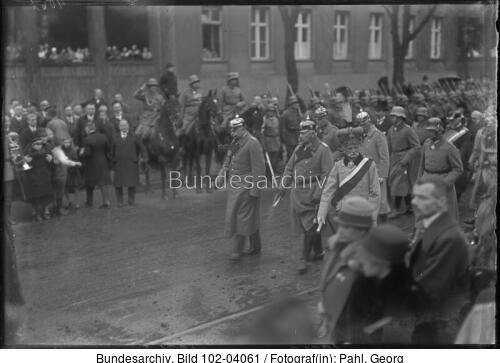 Berlin, Beisetzung Ernst v. Wrisberg