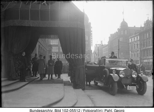 Berlin, Besuch König von Afghanistan