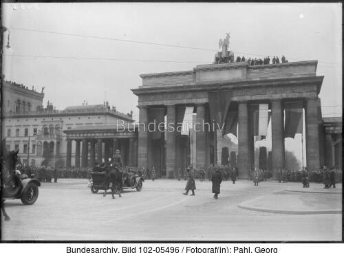 Berlin, Brandenburger Tor, König von Afghanistan