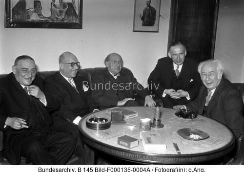 Bonn, Theodor Heuss mit Jüdischem Weltbund