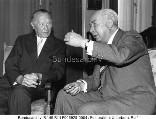Bonn, Theodor Heuss, Konrad Adenauer