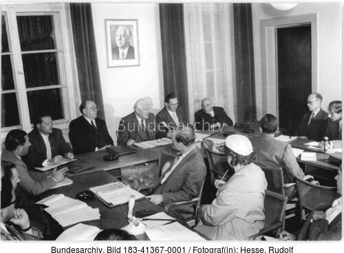 Volkskammer-Pressekonferenz mit Victor Klemperer