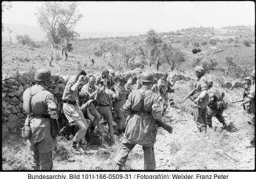 Kreta, Gefangennahme britischer Soldaten