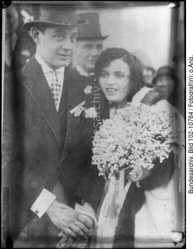 Paris, Ehepaar Serge Mdivani und Pola Negri
