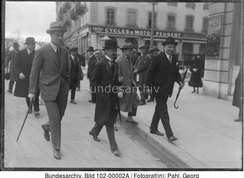 Genf, Völkerbund, Ungarische Delegation